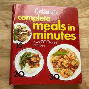 Complete Meals in Minutes Cookbook - Red Cover